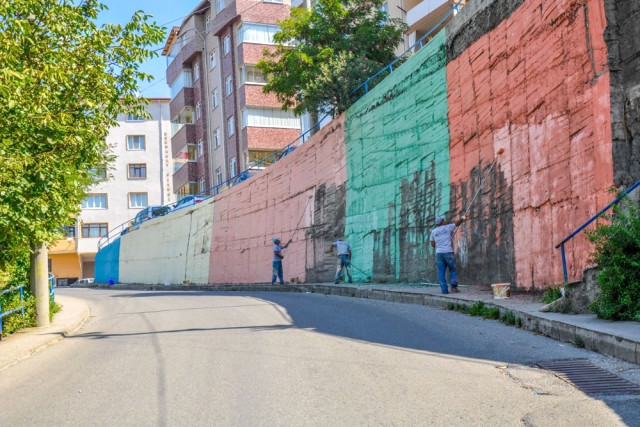 Karabük’te Duvarlar Rengarenk Oluyor