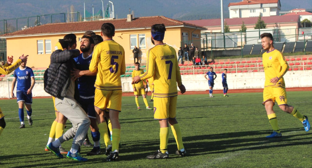 Karabük’te Amatör Maçlarda Kavga