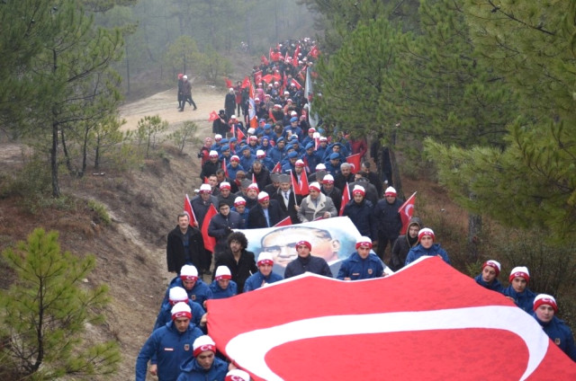 Karabük’te Sarıkamış Şehitlerini Anma Yürüyüşü Yapıldı