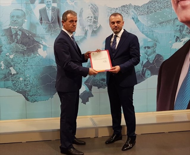 AK Parti Ovacık İlçe Başkanlığına Ahmet Şahin Atandı