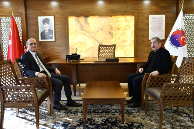 Kardemir A.ş’nin Yeni Genel Müdürü Soykan’dan Başkan Vergili’ye Ziyaret