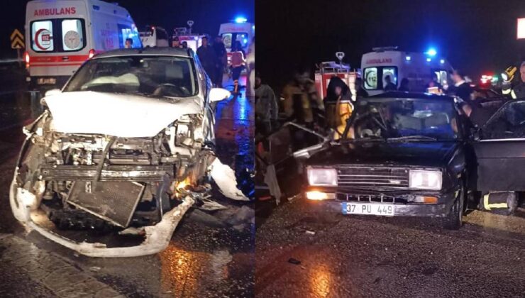 Amasya’da zincirleme kaza; evli çift öldü, 8 yaralı