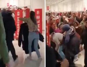 İşçi, müşterilerin üzerine indirimli eser fırlatmıştı! Markadan açıklama geldi