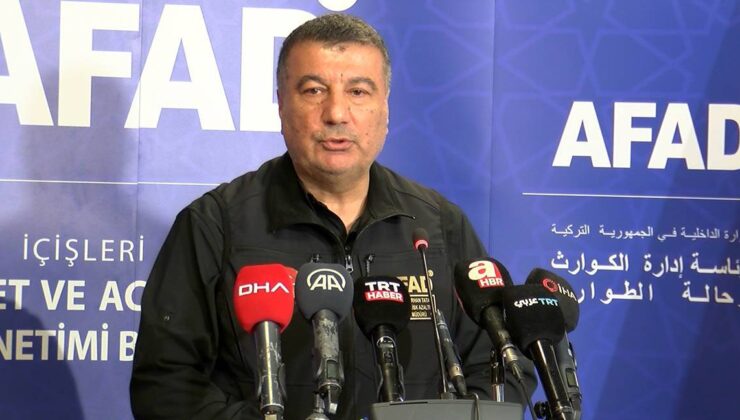AFAD Sarsıntı ve Risk Azaltma Genel Müdürü Tatar’dan Marmara Denizi’ndeki zelzeleye ait açıklama