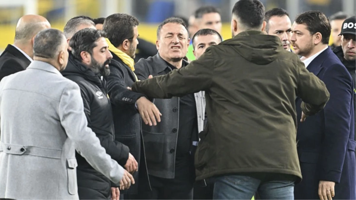 Hakem Halil Umut Meler’e yumruk atan Ankaragücü Kulübü Lideri Faruk Koca’dan birinci açıklama