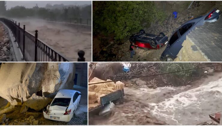 Sivas, Kayseri, Kırşehir ve Nevşehir’de şiddetli yağmur sele neden oldu; Kırşehir’de sele kapılan çoban öldü, Kayseri’de 1 kişi kayıp