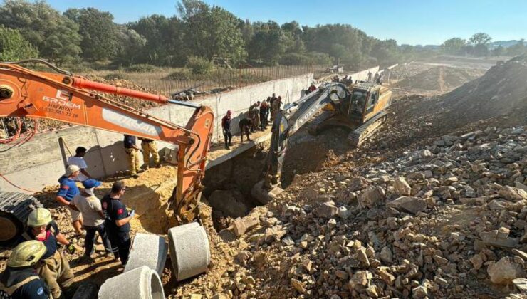 Tuzla’da şantiye çöktü, iki personel göçük altında kaldı!
