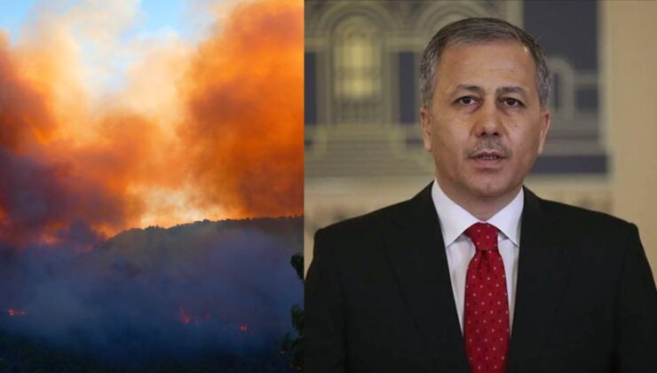 Yerlikaya açıkladı: Yangınlarla ilgili ‘provokatif’ paylaşım yapanlar hakkında süreç başlatıldı