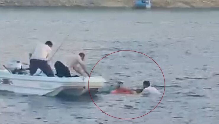 Bir bayan istikrarını kaybederek feribottan Keban Baraj Gölü’ne düştü