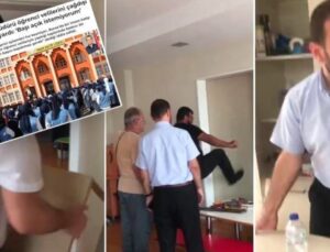 Okulda adeta şeriat ilan etmişti: Müdür yardımcısının kapısını kırdı, odasını boşalttı!