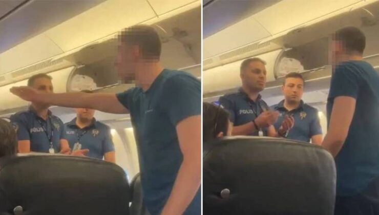 THY uçağında olay çıkarıp “benim 10 tane fabrikam var” diyen yolcu tutuklandı