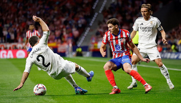 Atletico Madrid-Real Madrid derbisi kaldığı yerden devam ediyor