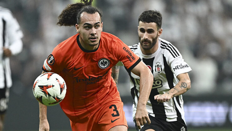 Beşiktaş konutunda Frankfurt’a mağlup oldu; Avrupa Ligi’nde ikinci maçını da kaybetti