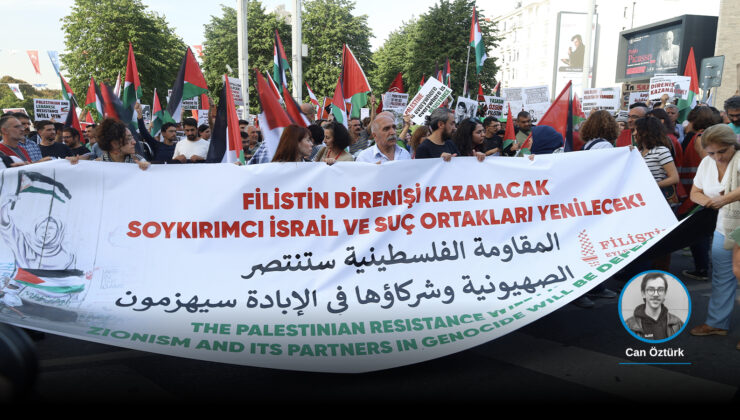 Hamas’ın “Aksa Tufanı” operasyonunun birinci yılında Filistin yürüyüşü: “Zafer Filistin halkının, özgürlük Filistin toprağının olacak”