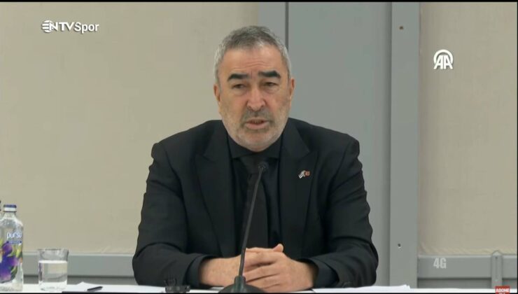 Beşiktaş’taki vazifesinden ayrılan Samet Aybaba açıklama yapıyor