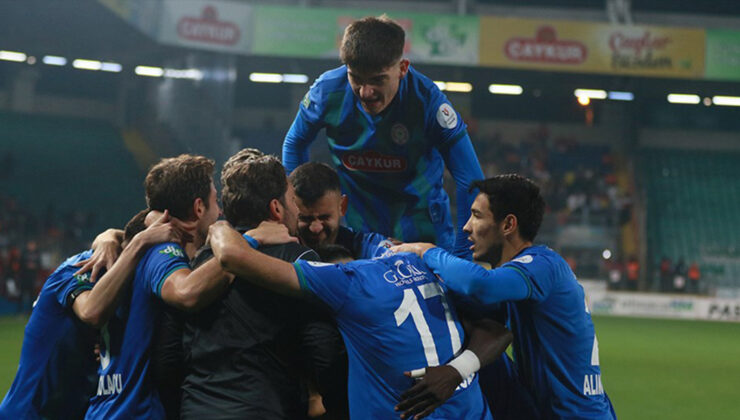 Çaykur Rizespor 3-0 Kayserispor (Maç sonucu)