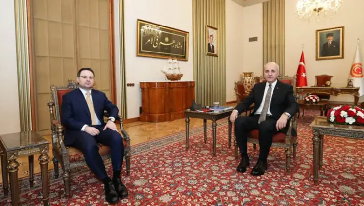 Adalet Bakanı Akın Gürlek’ten TBMM Lideri Numan Kurtulmuş’a ziyaret