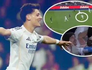 Arda Güler, kendi yarı alanından inanılmaz bir gol attı: La Liga tarihine geçti!
