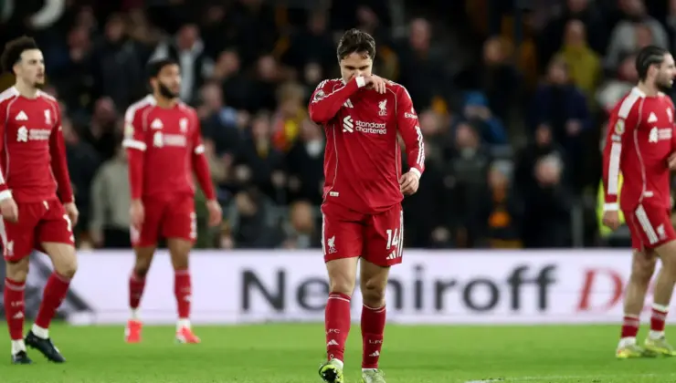 Liverpool, lig sonuncusu Wolverhampton’a kaybetti