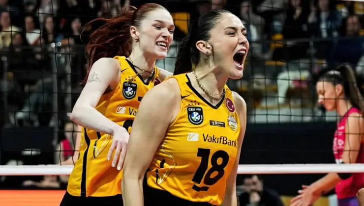 Şampiyonlar Ligi’nde VakıfBank, Numia Vero Volley’i geçerek Dörlü Final’e yükseldi