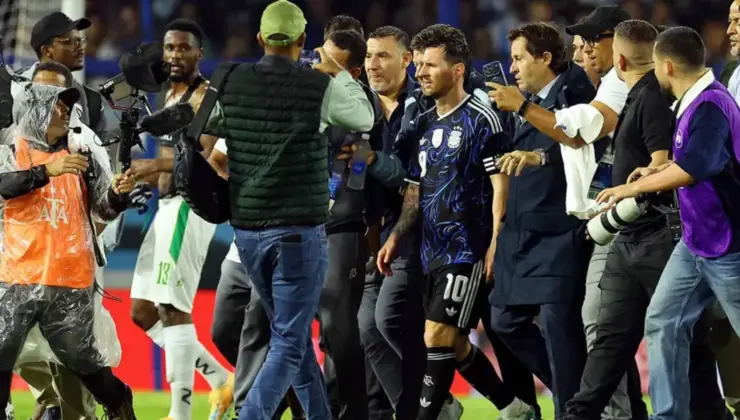 Son düdük çalar çalmaz Messi çılgınlığı başladı