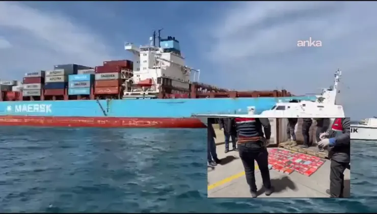 Panama bandıralı gemiye kokain baskını: Piyasa kıymeti 500 milyon TL!