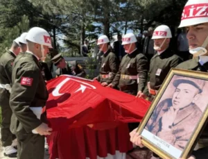 1965 yılında Iğdır’da şehit düşen Öztürk, 61 yıl sonra memleketinde defnedildi