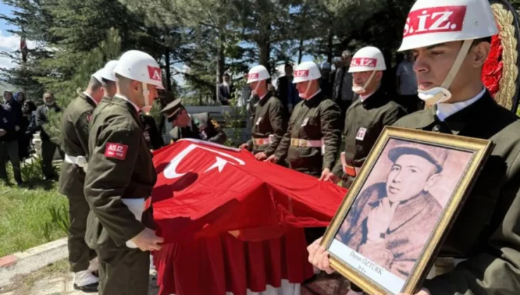 1965 yılında Iğdır’da şehit düşen Öztürk, 61 yıl sonra memleketinde defnedildi