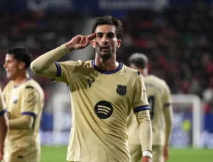 Osasuna’yı deplasmanda yenen Barcelona, şampiyonluğa koşuyor