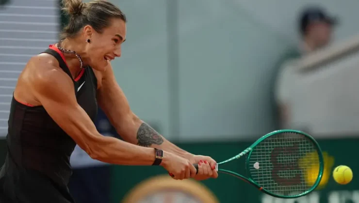 Sabalenka, Fransa Açık’ta çeyrek finalde