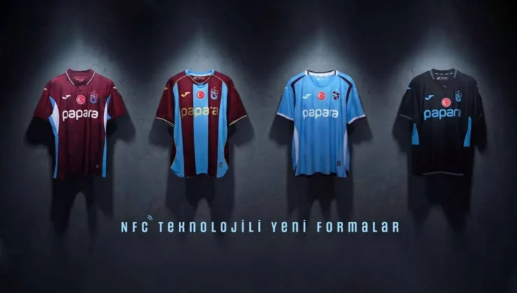 Trabzonspor’un yeni dönem formaları tanıtıldı