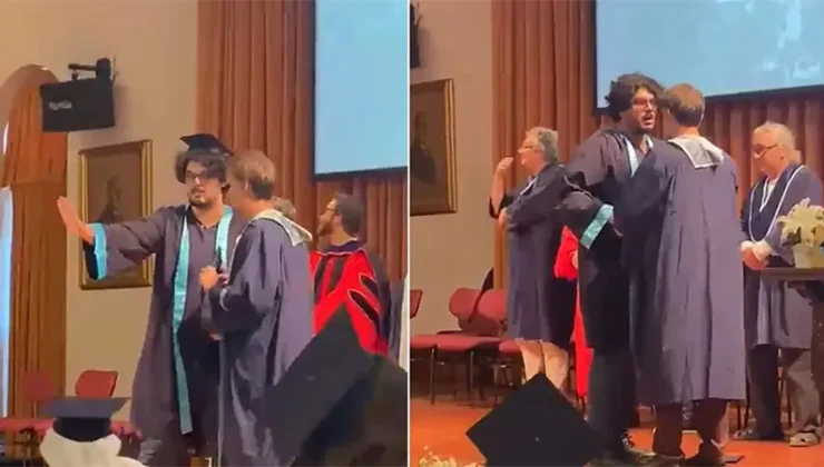 Boğaziçi Üniversitesi’nde akademisyenle öğrenci arasında tansiyon: Öğrenci fotoğraf çektirmek istemedi, öğretim üyesi diplomasını vermedi