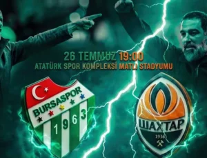 Bursaspor, Shakhtar Donetsk ile karşılaşacak