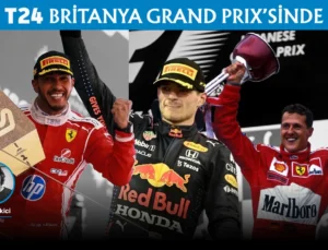Schumacher’in bacağını kıran, Verstappen’i bariyerlere fırlatan, Hamilton’ın kalesi Silverstone’da zafer Charles Leclerc’in