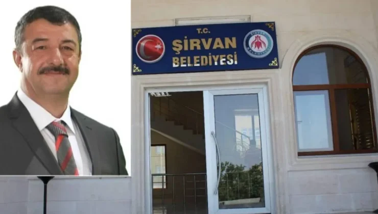 Şirvan Belediye Başkanı Cellek hayatını kaybetti