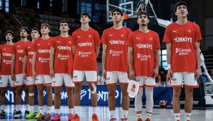 U18 Erkek Milli Basketbol Takımı, Slovakya’yı da geçerek grubu başkan tamamladı